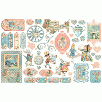 Graphic 45 Alice's Tea Party Die-cut Assortment (4502364)